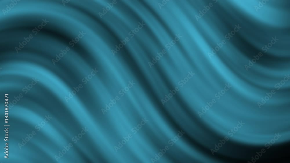 Poster a smooth, abstract pattern of flowing blue waves creates a serene and calming atmosphere.