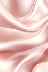 Obraz premium Luxurious soft pink satin fabric with elegant draping