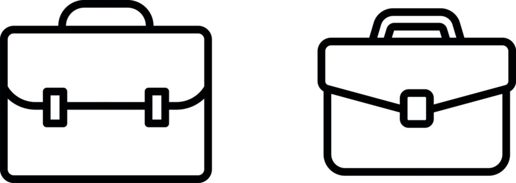 "Professional Briefcase Icon Representing Business, Work, and Career Essentials"