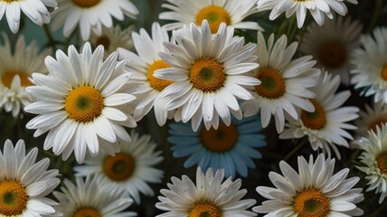 Fototapeta premium delicate white daisies