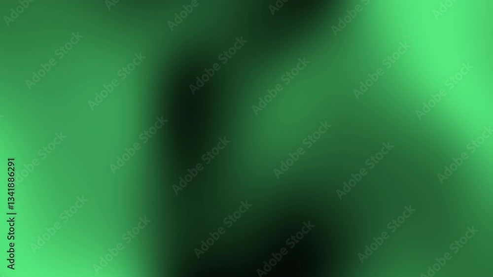 Poster a smooth gradient of green hues creates an abstract, visually calming background.