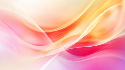 Abstract Colorful Swirls Gradient Background with Light Tones and Delicate Curves