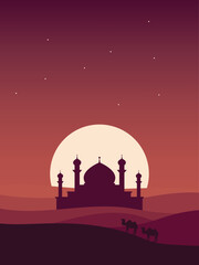 Naklejka premium eid al fitr pattern background wallpaper vector poster arab religion holiday abstract traditional