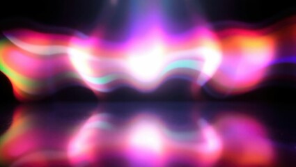 abstract background with glowing lights