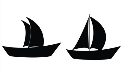 sailing ship isolated on white