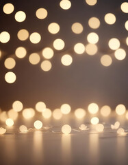 Soft Bokeh Lights in a Cozy Atmosphere