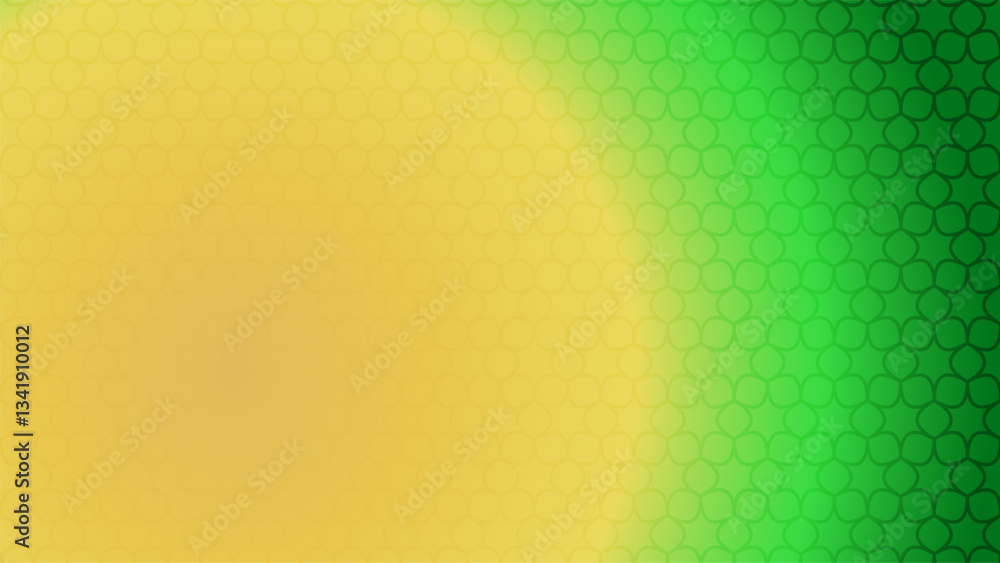 Poster green and yellow blurred texture with geometric pattern. green and yellow geometric abstract backgro