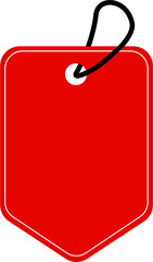 Red Tag Label
