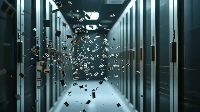 Compromised Information with Shattered Data Bits from Secure Server