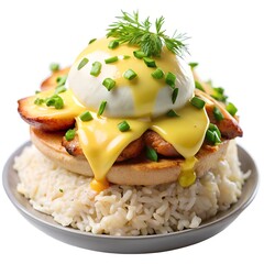 chicken breast with rice and vegetables