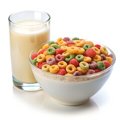 bowl of muesli and fruits