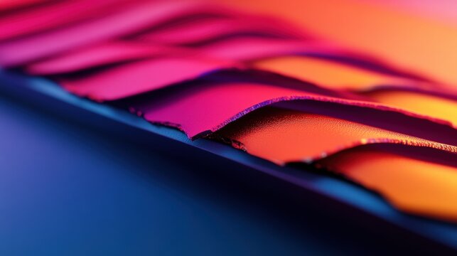 Vibrant Digital Flow Gradient Aesthetic Exploring Immersive Color Dynamics in Next-Gen Visual Technology - Innovative Design Trend for Creative Industries