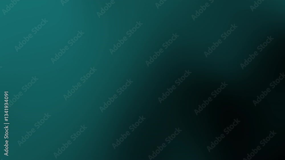 Poster an abstract gradient background with smooth transitions of teal and dark tones, creating a calming v