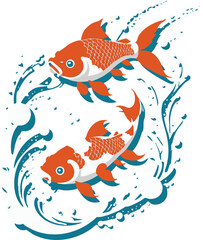 Tropical Fish – Vector Illustration - Clipart