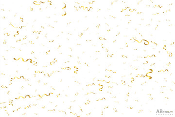 Golden color confetti background, modern texture abstract background


