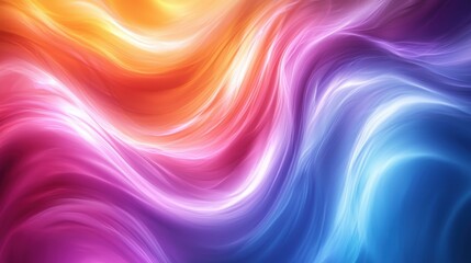 Obraz premium Vibrant Abstract Swirls Background.