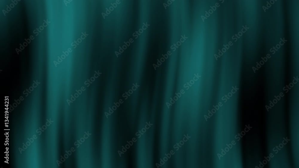 Poster **description:** a vibrant teal fabric with soft waves and subtle texture, creating a sense of depth