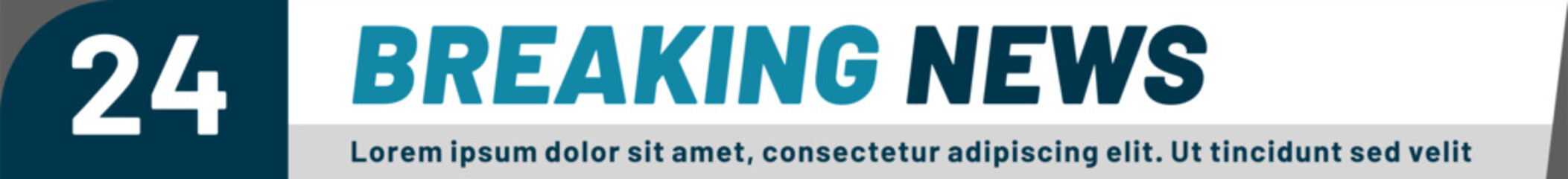 Breaking news banner featuring continuous live news broadcasting, providing updates twenty four hours a day, seven days a week for viewers seeking timely information and reports