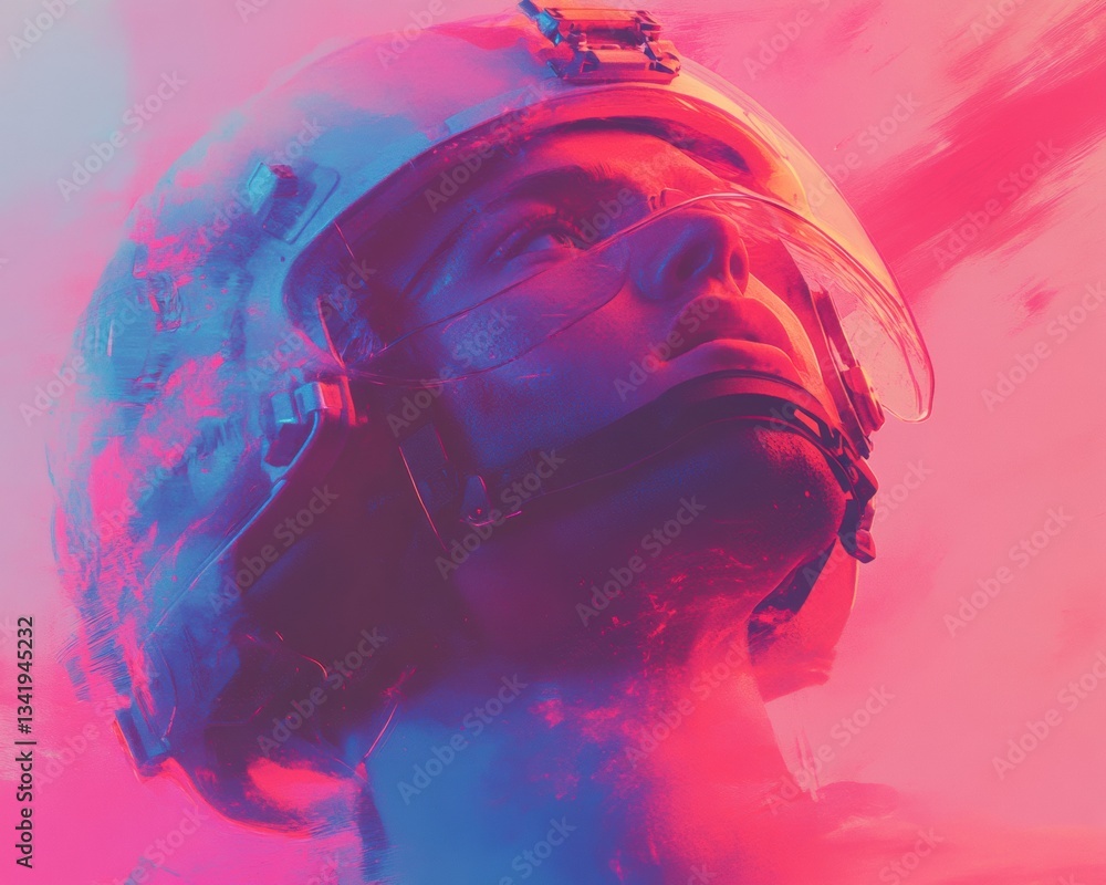 Poster cyberpunk summer solstice immersive ai healthcare performance in neon trauma response - neurotech vi
