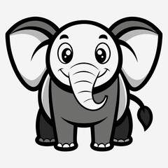 elephant cartoon character