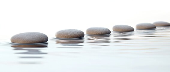 Peaceful Stones on Water (1)