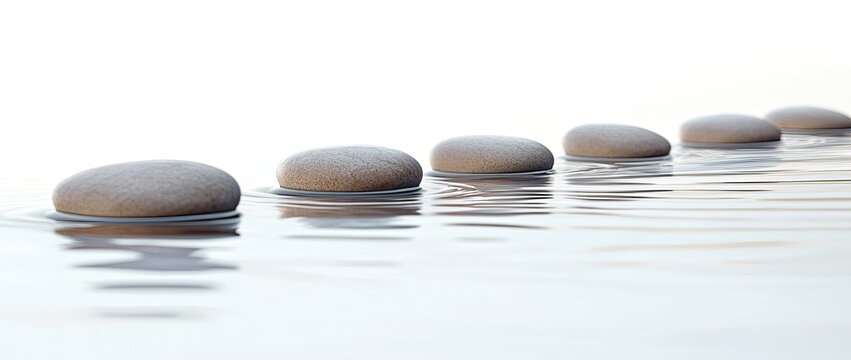 Peaceful Stones on Water (1)