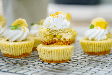 Indulge in the heavenly fusion of ripe bananas and velvety cheesecake, perfectly balanced with a...