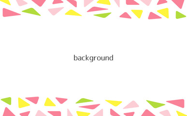 春の背景フレーム