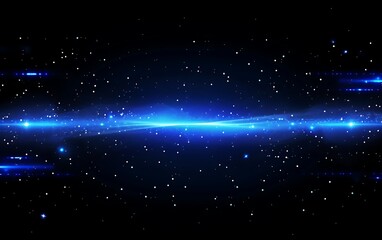 Abstract digital background with glowing neon lines and circuit board patterns, creating an immersive tech-inspired wallpaper. Glowing blue waves in the foreground add depth to create futuristic vibes