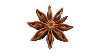 Star Anise isolated on transparent background