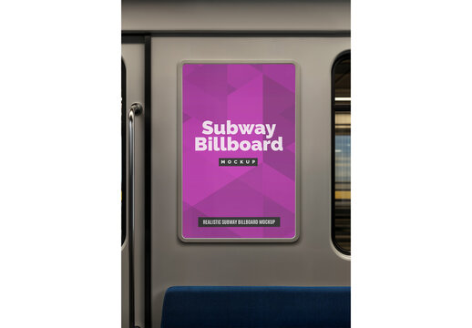 Subway Billboard Mockup 56