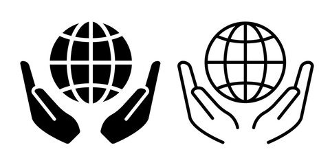 globe icon. globe icon set