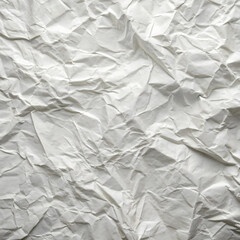 Fototapeta premium white light wrinkled paper texture background. Space paper textured background.