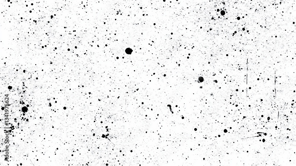 Poster cosmic dust: an abstract view of the night sky, a canvas speckled with celestial points and an unend