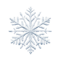 snowflake on white background