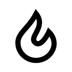 Fire icon . fire flame sign. for mobile concept and web design. vector illustration on white background