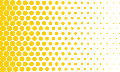 abstract trendy yellow halftone dot pattern perfect for background.