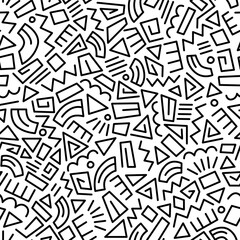 creative and fun seamless doodle pattern