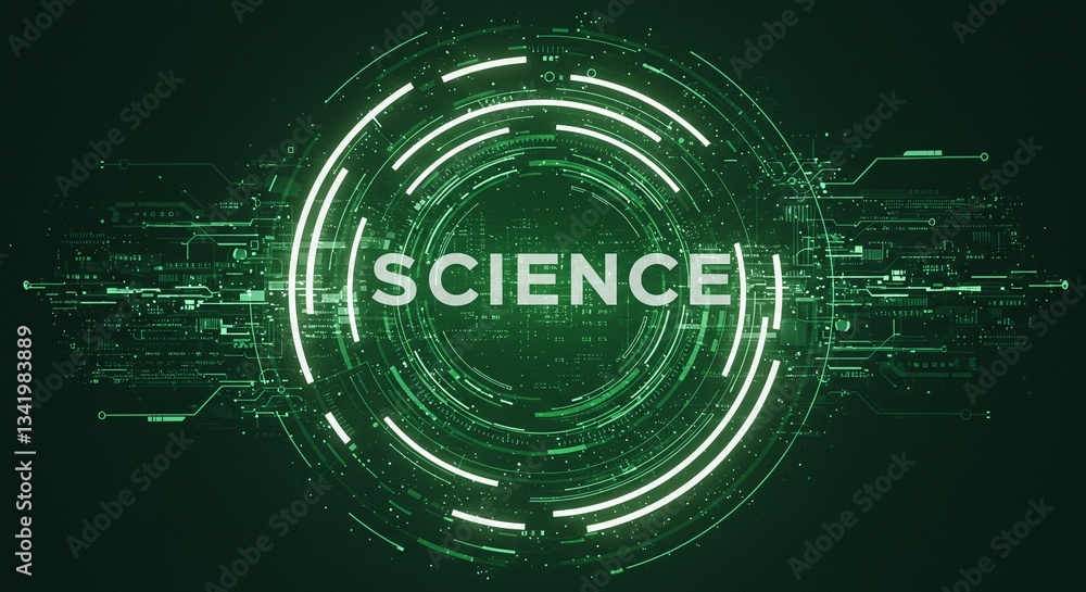 Poster digital science: a dynamic digital representation of the word 