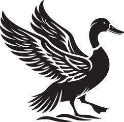 Fototapeta premium the art of animal silhouette victor design image isolated on the white background.