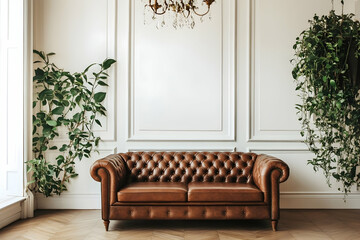 interior design scene with a sofa