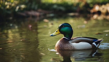 Mallard Duck on a Pond