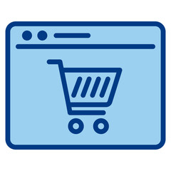 Online Shop Icon Single Vector Collection 