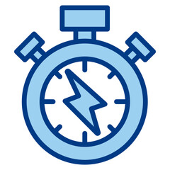 Stopwatch Icon Single Vector Collection 