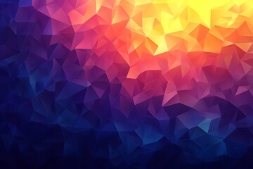 Naklejka premium Abstract geometric background of circles polygons layered gradients from pink to purple bold and modern for web design