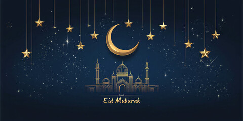 Moonlit Prayers A Starry Eid Celebration