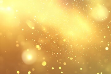 Obraz premium Golden Sparkle: A radiant burst of light and shimmering particles creates a magical scene