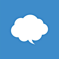 Comic Style Speech Bubble