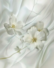 Elegant Floral Compositions on a Soft Abstract Background