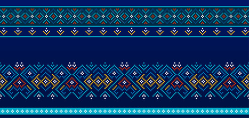 thaitraditionalpixel blue